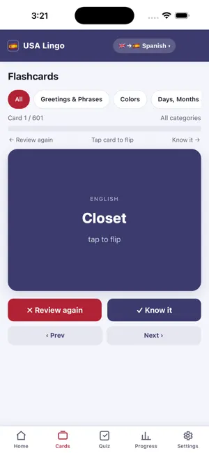 USA Lingo: Learn Languages screenshot 3
