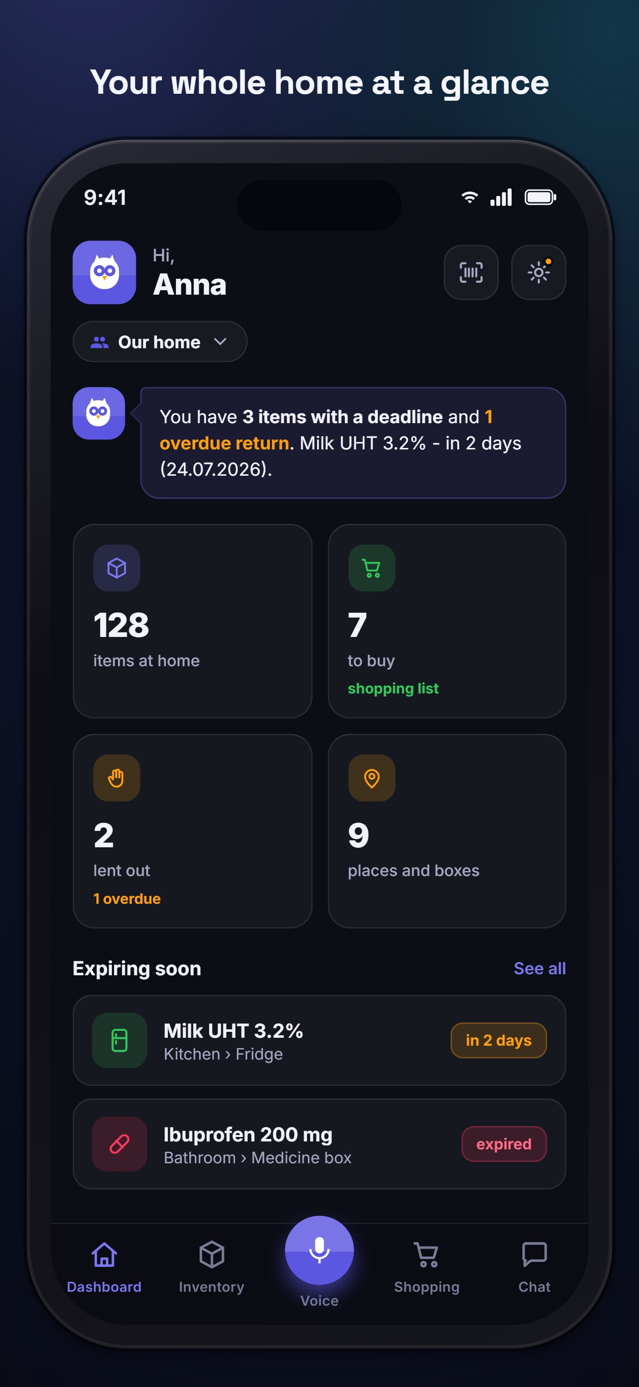 Screenshot 1 of Ownly: Home Inventory