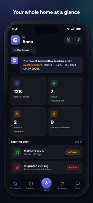Ownly: Home Inventory screenshot 1