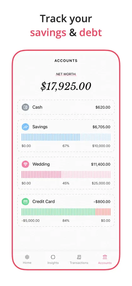 Screenshot 3 von 6 zu Fleur - Budget Planner App