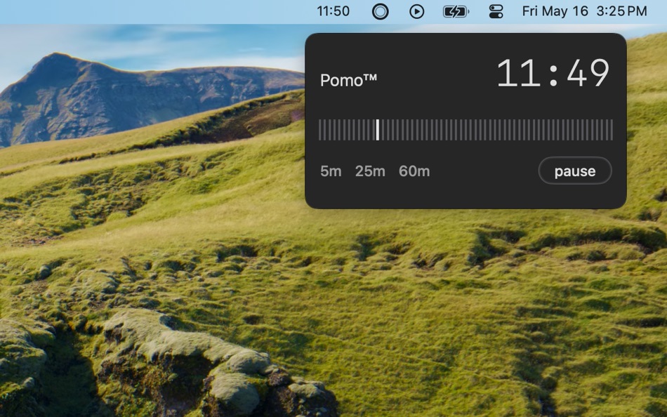 #1. pomo™ - Minimalist Focus Timer (macOS) 由: Alexandre Shafii
