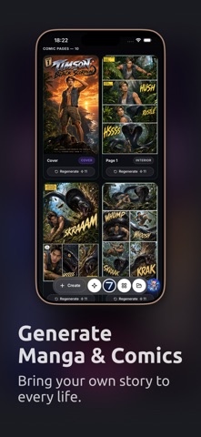 7ART AI: Music, Video & Art iPhone screenshot