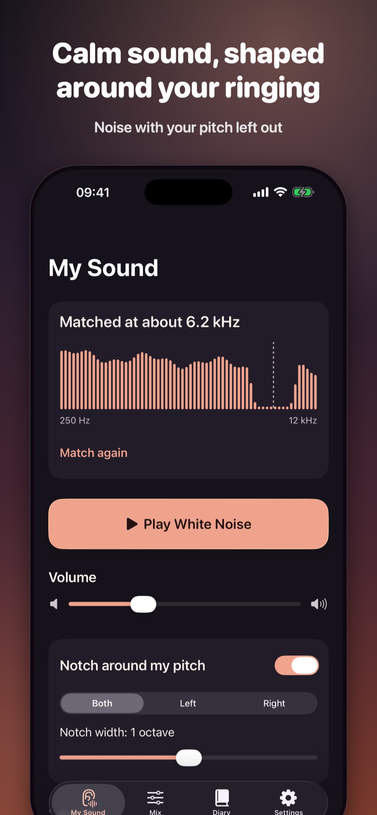 Screenshot 1 of Softer Ring: Tinnitus Sounds