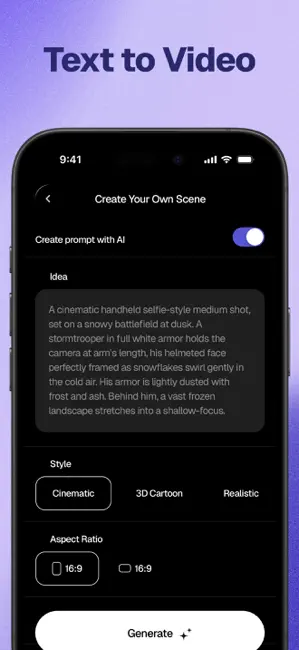 AI Video Generator - LUHM iPhone screenshot 5