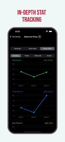 MyStats for NBA2K screenshot