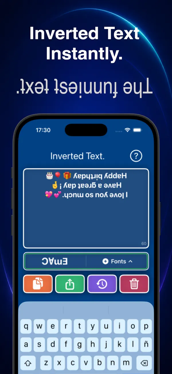 Screenshot #2 pour Inverted text