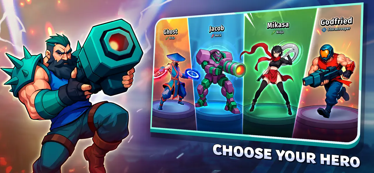 Overspace: Alien Shooter RPG Hack screenshot 4 - iOS game interface