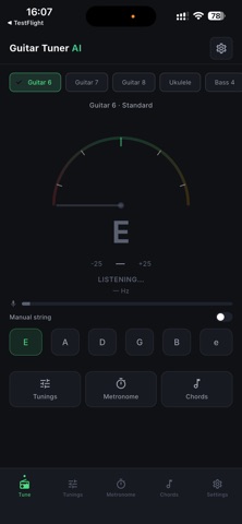 Guitar Tuner AI Screenshot 1 of 6