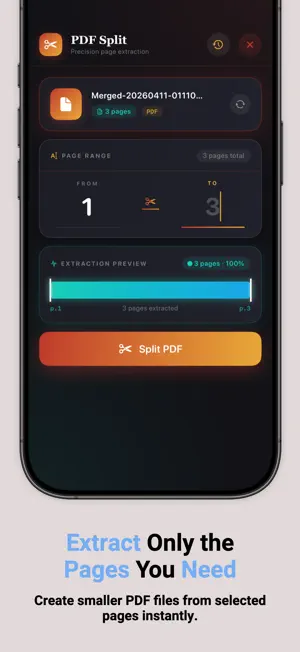 Split PDF: Extract Pages screenshot 3