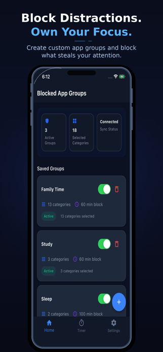 FocusLock: Screen Time Limit Screenshot 1 of 6