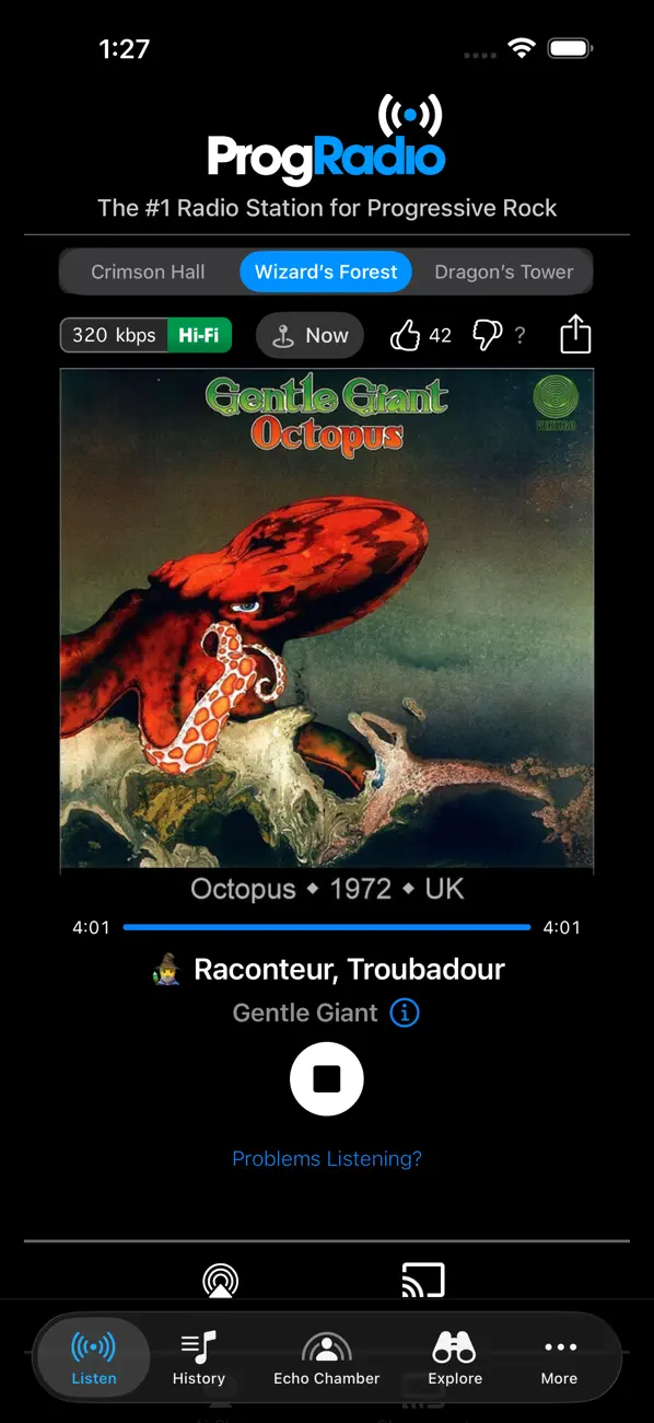 Screenshot #1 pour Prog Radio