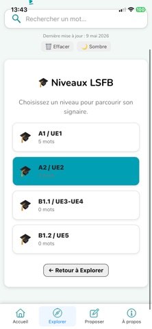 Dictionnaire LSFB Screenshot 4 of 7