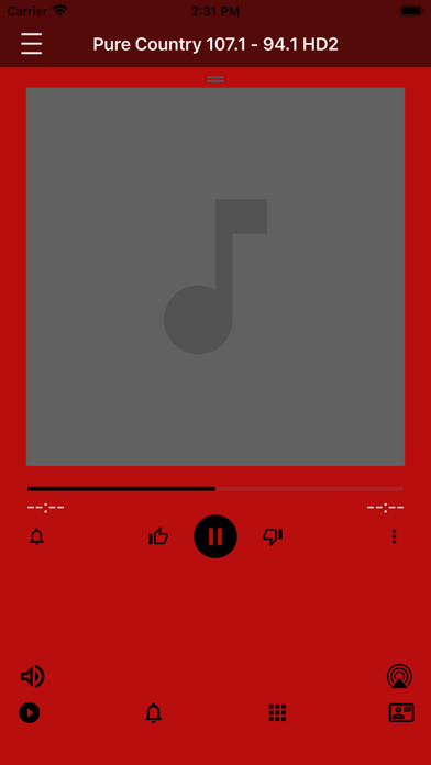 Pure Country 107.1 Screenshot