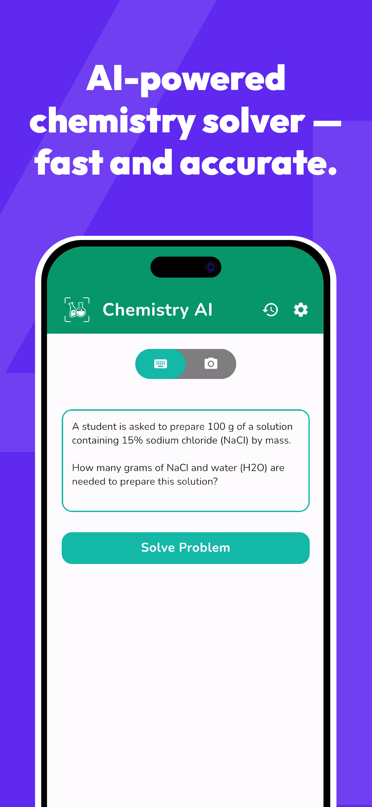 Chemistry Solver AI SnapChem
