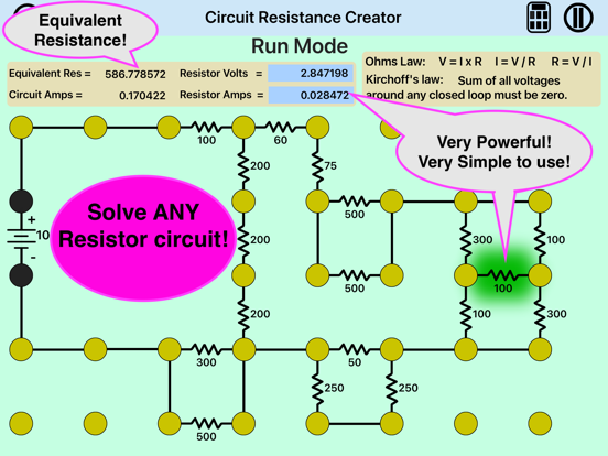 Screenshot #4 pour Circuit Resistance Creator