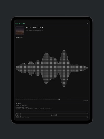 AITUNE - AI Radio + DJ iPad screenshot