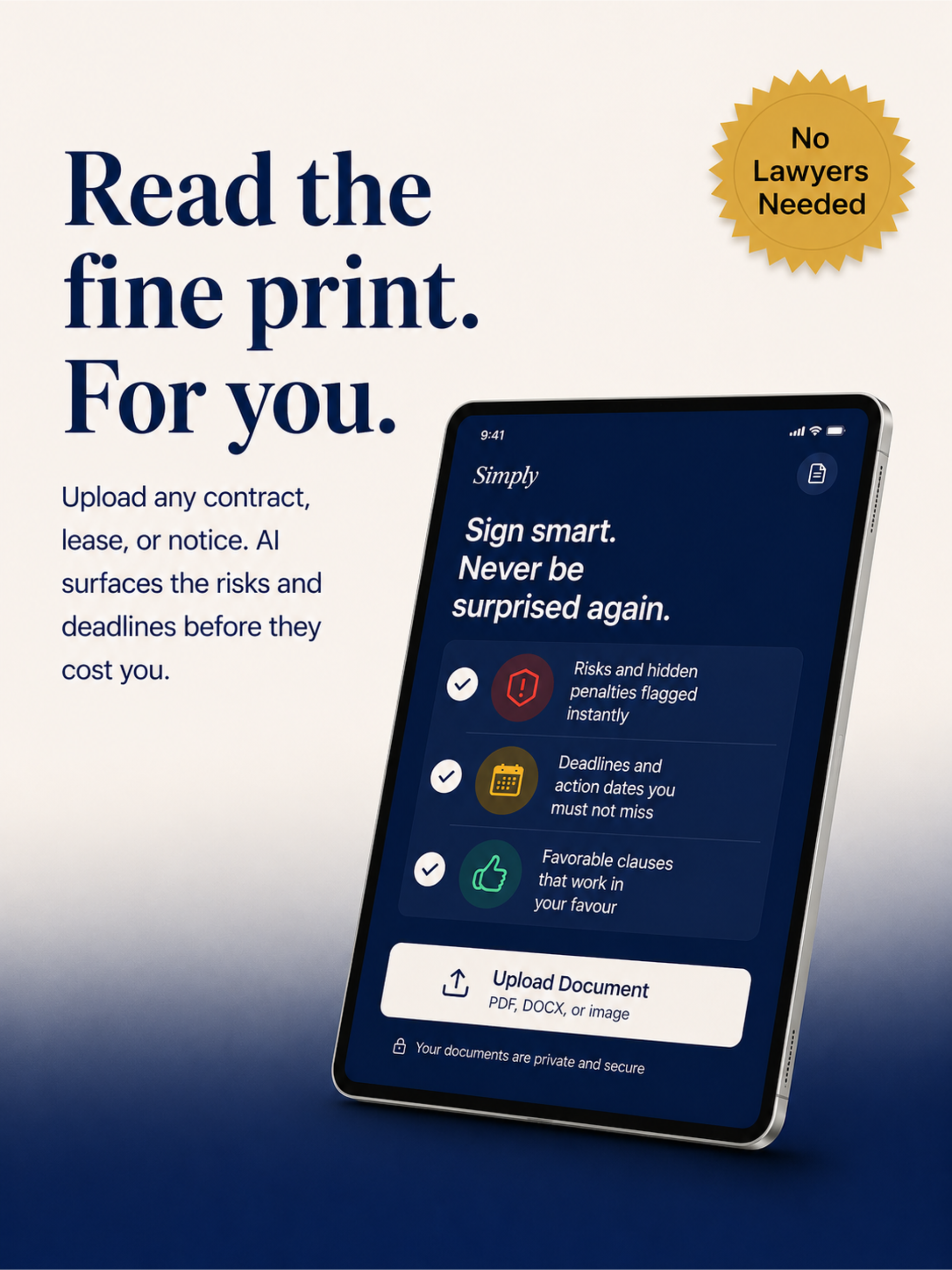 Simply: AI Contract Review screenshot 7