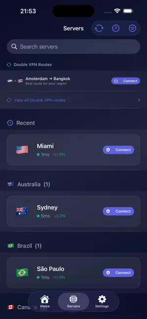 CasperVPN: Fast & Secure VPN screenshot 4