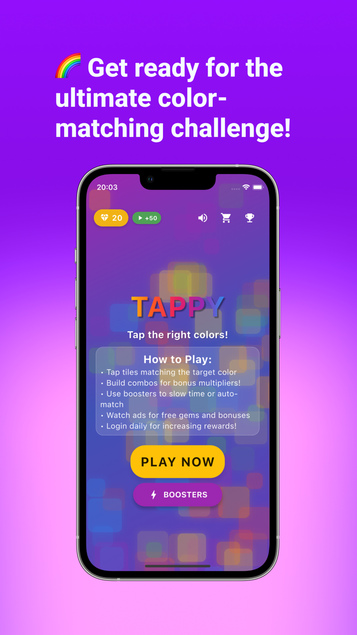 Tappy Tiles Colors Rush