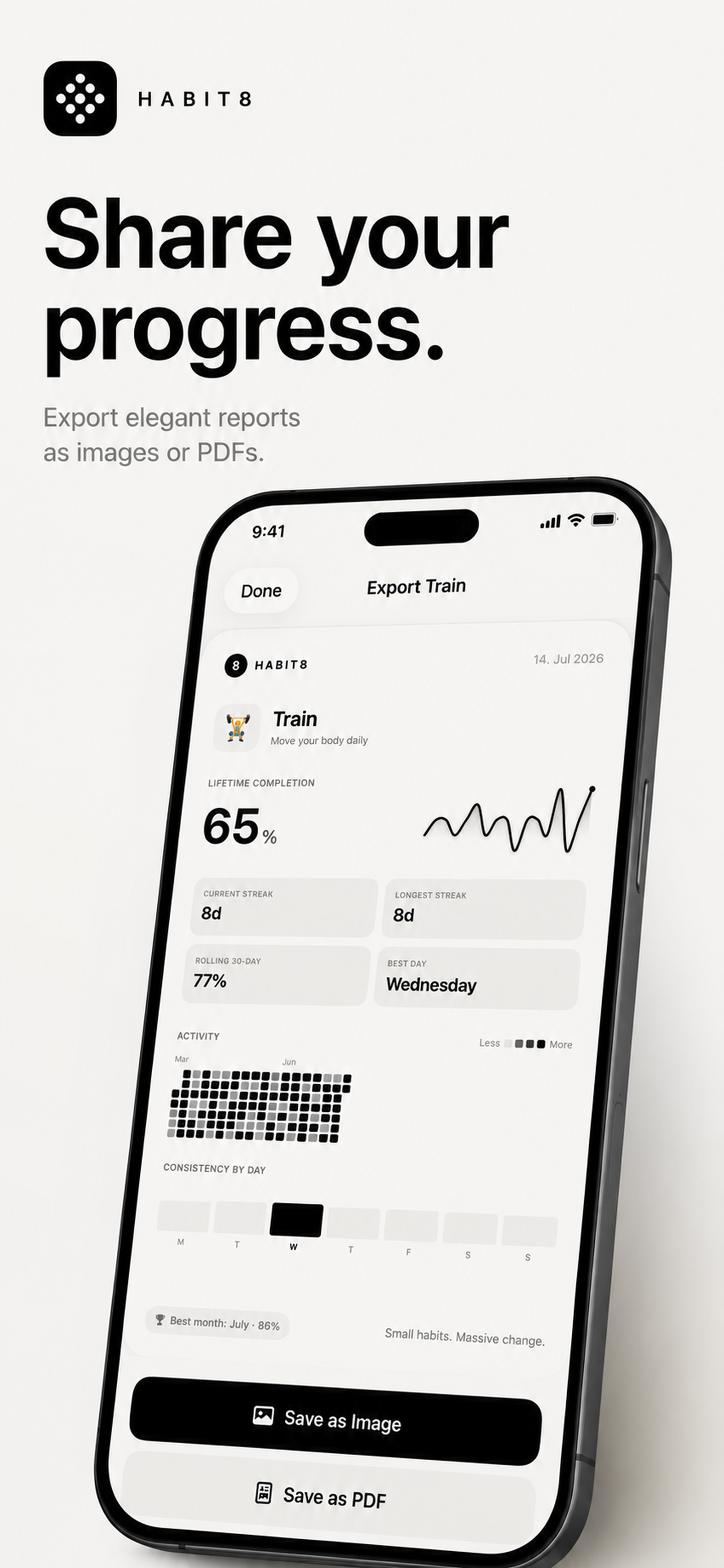 Habit8 - Tracker Insights screenshot 4