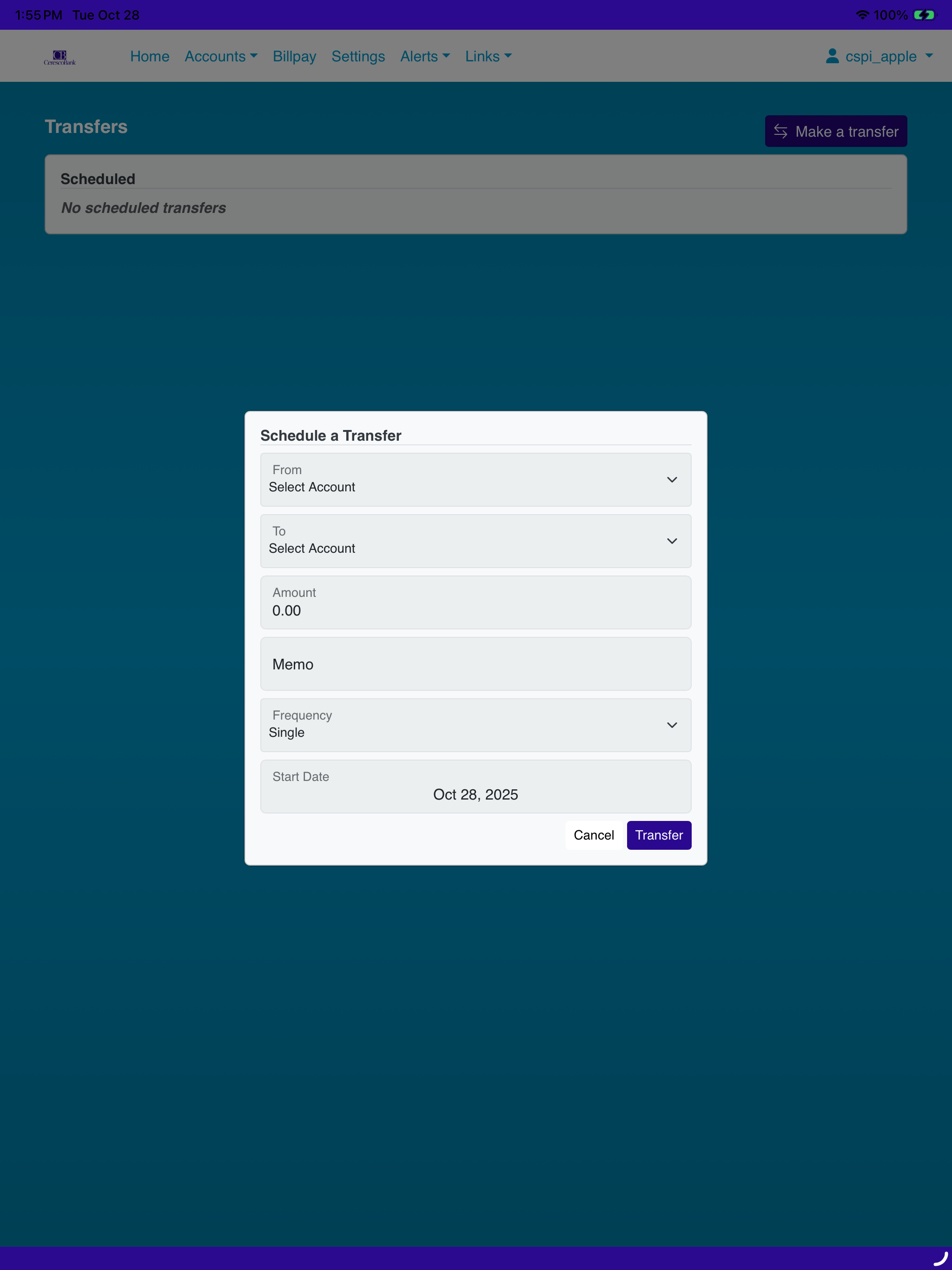 CerescoBank Mobile screenshot 9