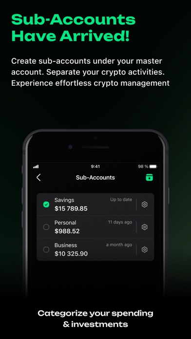 Unity Wallet: Crypto & Bitcoin Screenshot