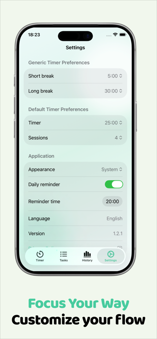 Pomodoro Focus Timer - Togglio Screenshot 4 of 5