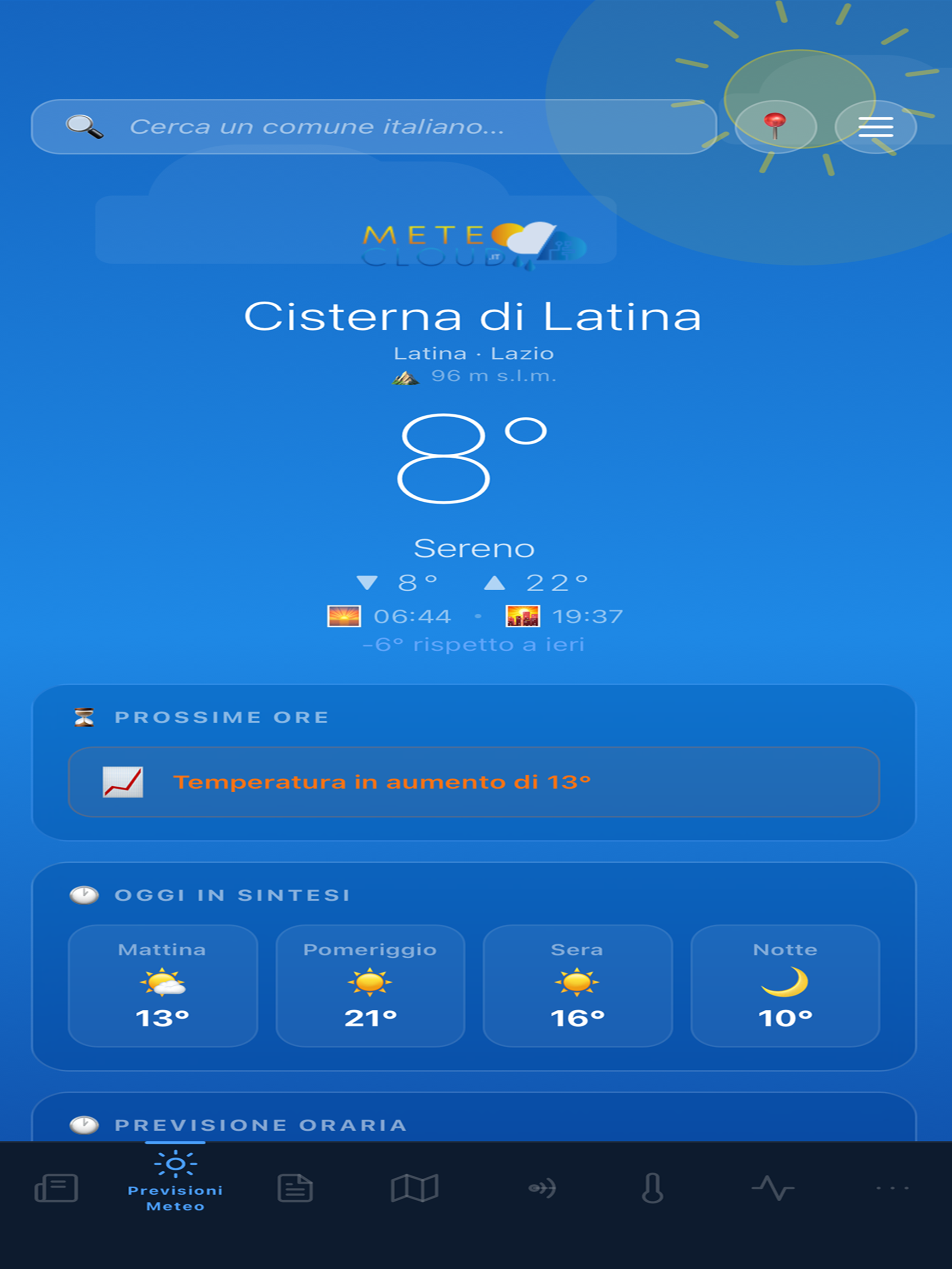 Meteo Cloud - Previsioni Meteo