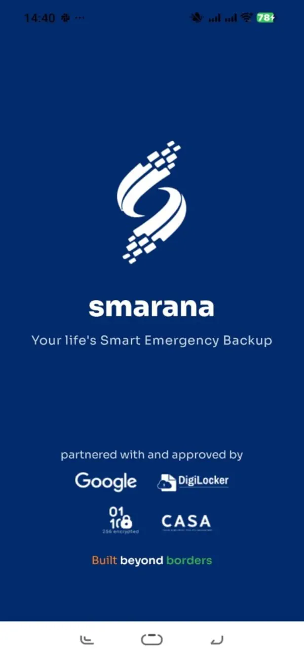 Screenshot #1 pour Smarana: Your Emergency Kit