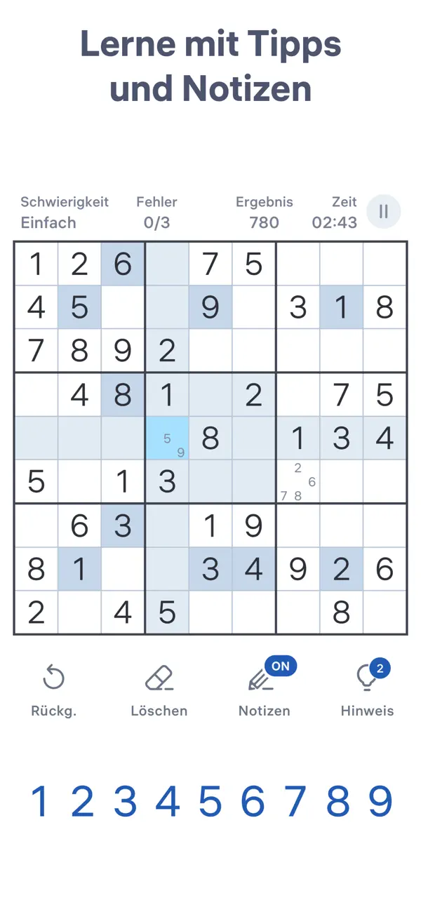 Sudoku.com - Zahlenspiel Screenshot 6