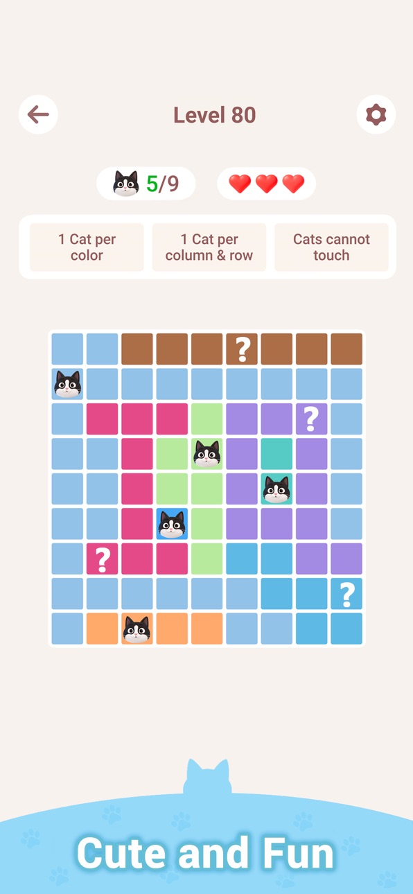 Meowdoku! iOS Mod IPA screenshot 6 - iOS game interface