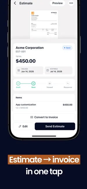 Invoice Maker & Estimates screenshot 3