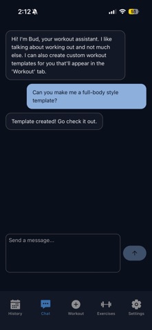 BarBud - Workout Tracking screenshot