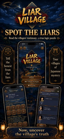 Logic Puzzles: Spot the Liar iPhone screenshot