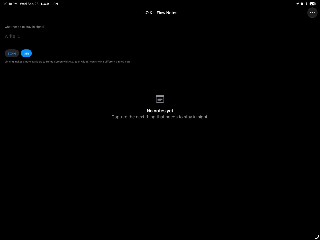 Screenshot 8 of L.O.K.i. Flow Notes
