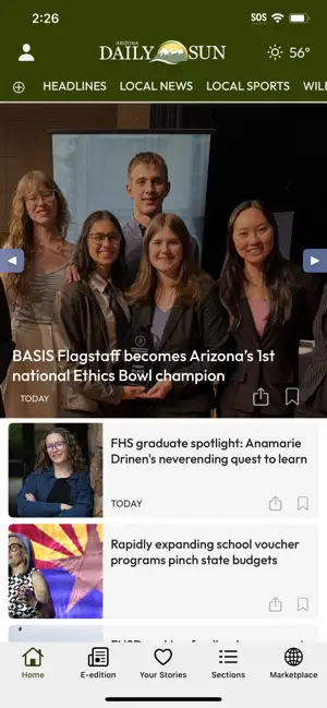 Arizona Daily Sun screenshot 2