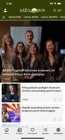 Arizona Daily Sun screenshot