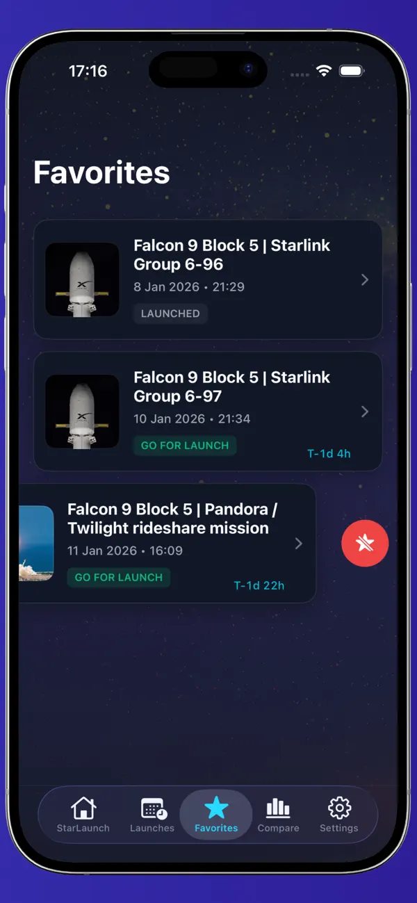 #3. StarLaunch (iOS) De: Celal Can Sagnak