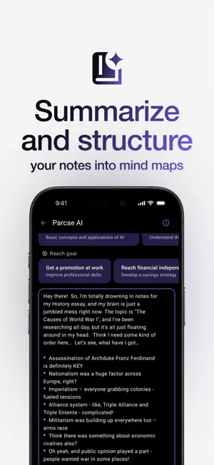 Parcae: Mind Map AI Generator screenshot 4
