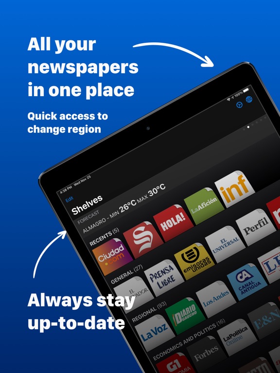 Screenshot #4 pour Journaux de Shelfy