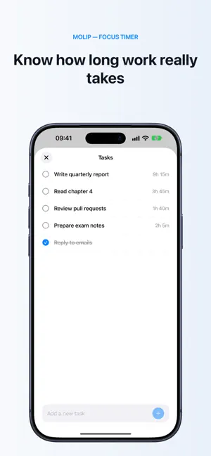 Pomodoro Focus Timer — Molip screenshot 4