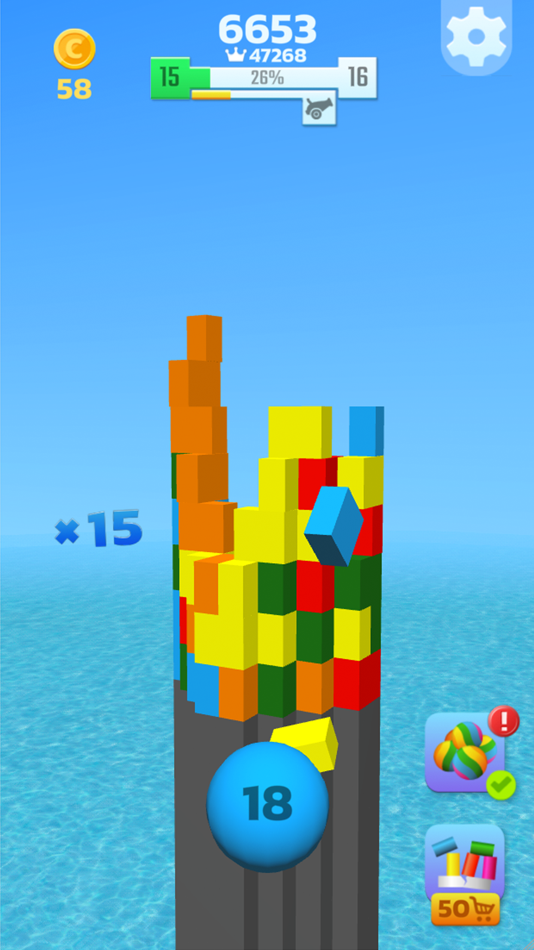 #5. Tower Crash 3D (iOS) 由: famobi