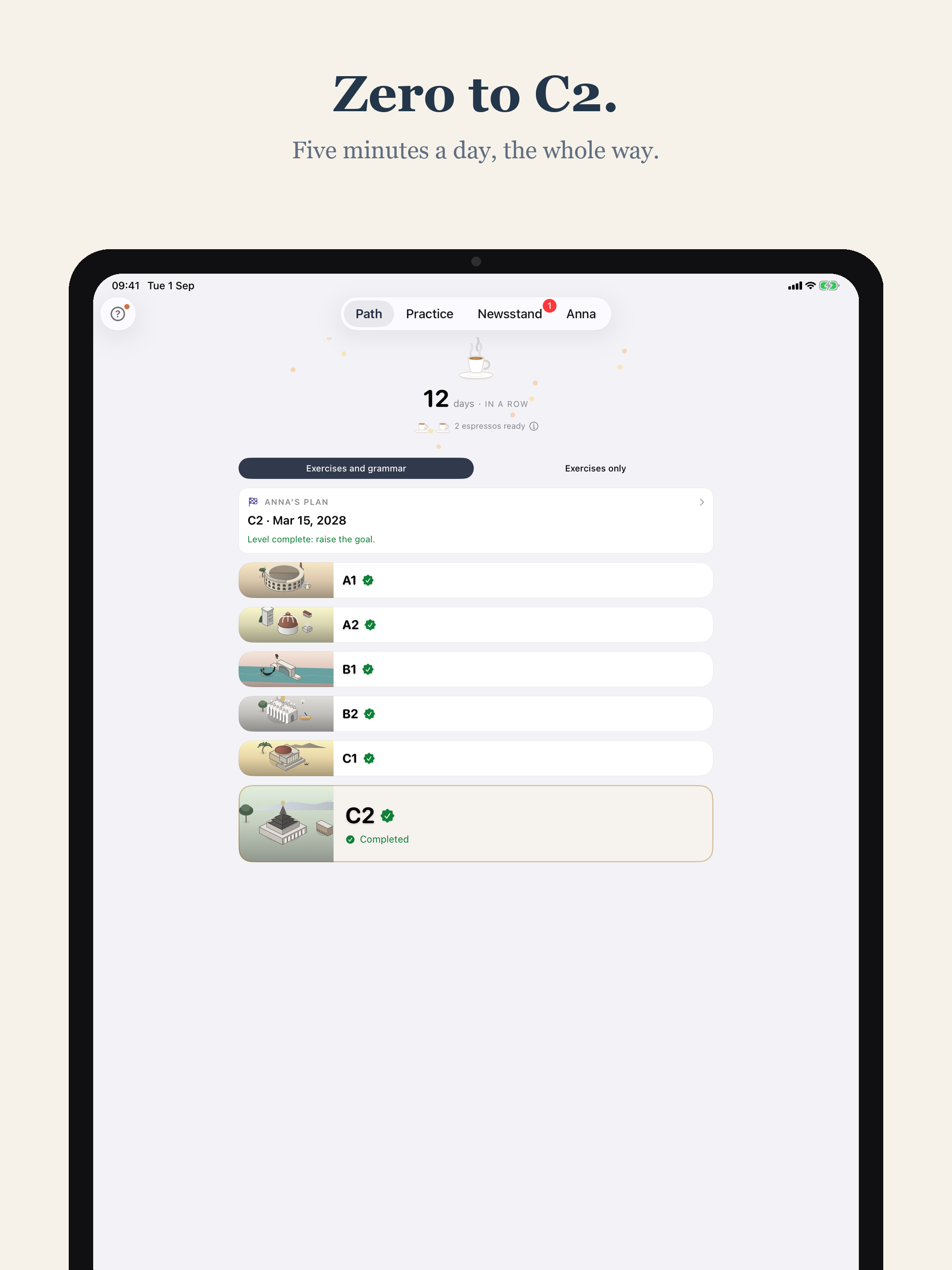 amo Italian: course & exam screenshot 14