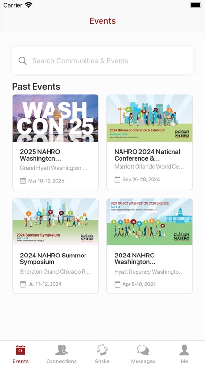 NAHRO Events