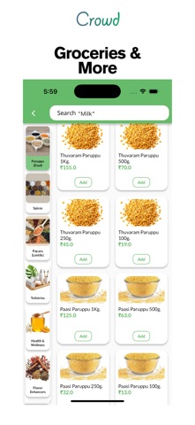 Crowd - Food & Groceries screenshot