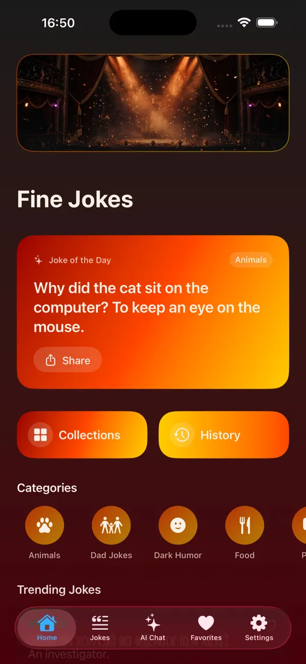 Screenshot #1 pour Fine Jokes