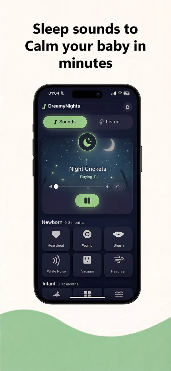 Screenshot #2 pour DreamyNights: Baby Sleep Sound
