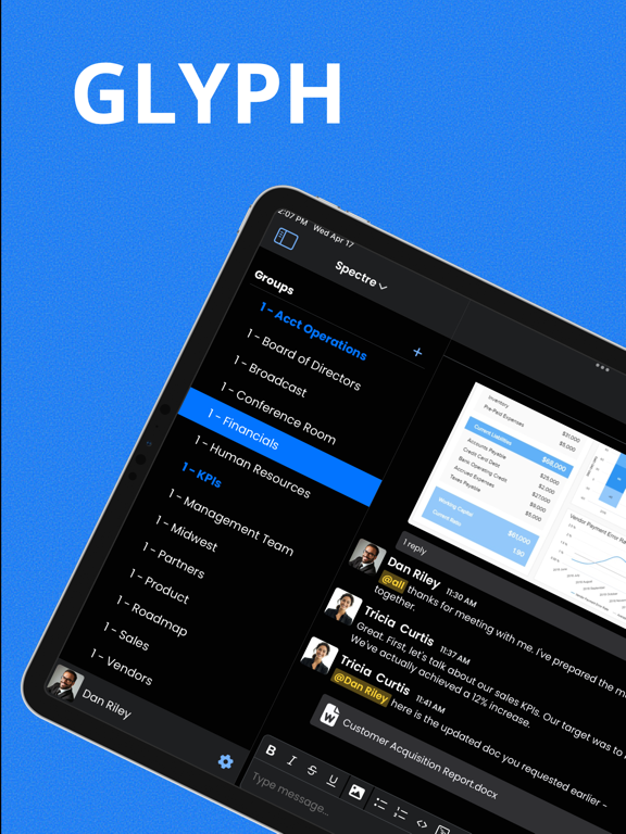 Screenshot #4 pour GLYPH - Secure Collaboration