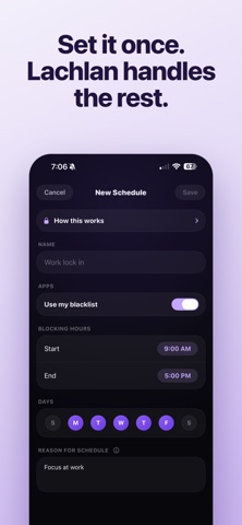 Lachlan: Screen Time Control iPhone screenshot