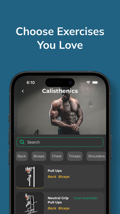 Gainly Gym Workout Planner Screenshot